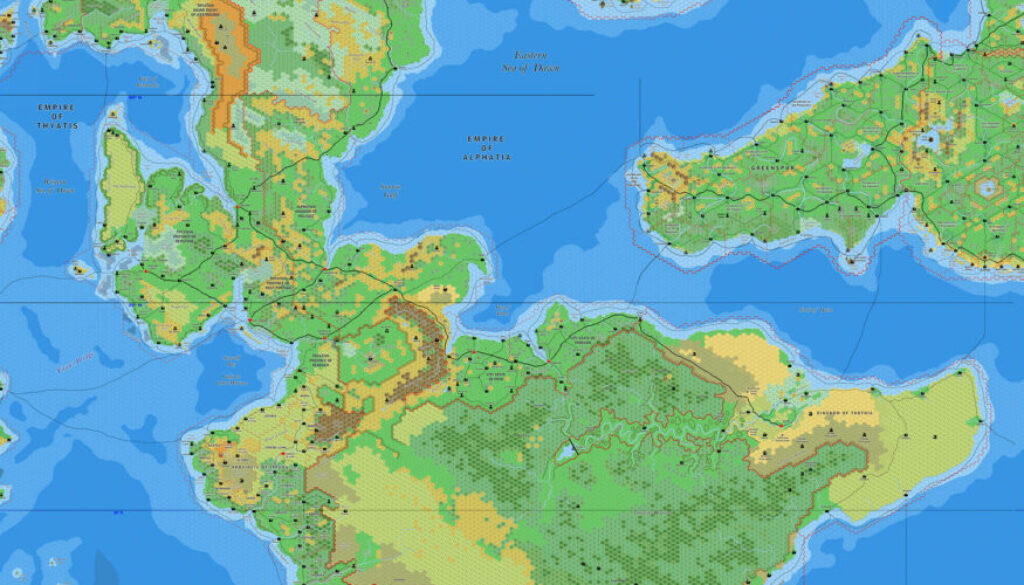 The Isle of Dawn, 8 miles per hex by Jose Ignacio Ramos Lomelin, November 2017