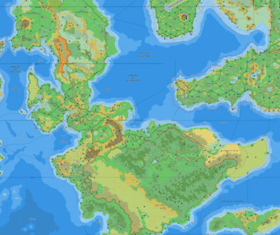 The Isle of Dawn, 8 miles per hex by Jose Ignacio Ramos Lomelin, November 2017