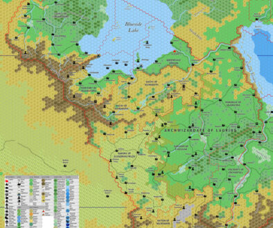 The Archwizardate of Lagrius, 8 miles per hex by Jose Ignacio Ramos Lomelin, July 2017