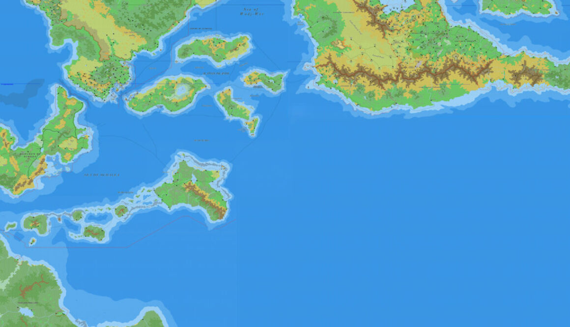 The South Sea, 8 miles per hex by Jose Ignacio Ramos Lomelin, November 2017
