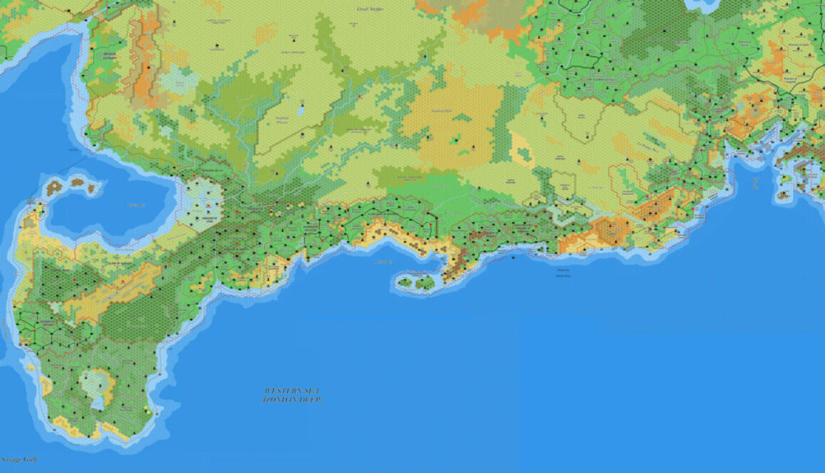 Southold, 8 miles per hex by Jose Ignacio Ramos Lomelin, July 2017 (version 3)