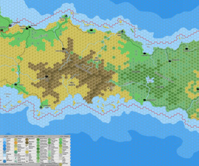 The Kingdom of Surshield, 8 miles per hex by Jose Ignacio Ramos Lomelin, July 2017