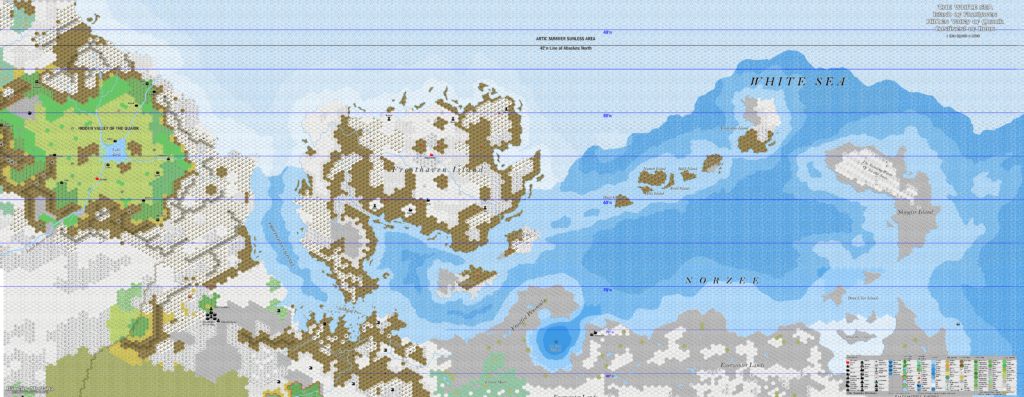 The White Sea, 8 miles per hex by Jose Ignacio Ramos Lomelin, September 2017
