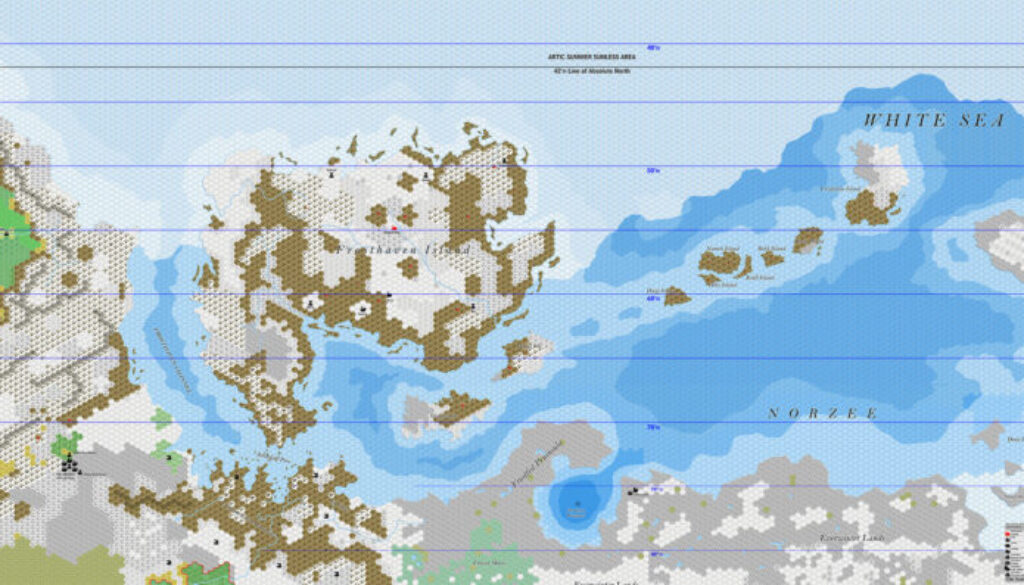 The White Sea, 8 miles per hex by Jose Ignacio Ramos Lomelin, September 2017