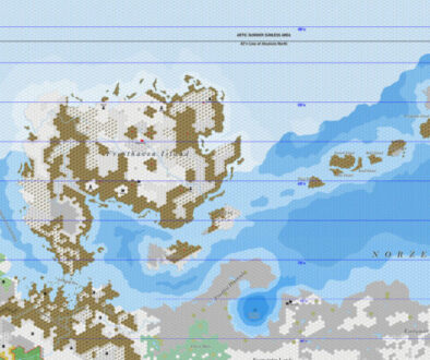 The White Sea, 8 miles per hex by Jose Ignacio Ramos Lomelin, September 2017
