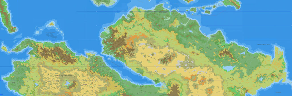 Northern Davania, 8 miles per hex by Jose Ignacio Ramos Lomelin, February 2018