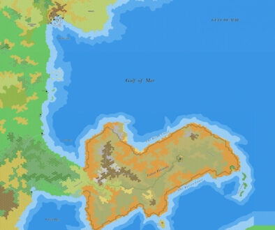 The Gulf of Mar, 8 miles per hex by Jose Ignacio Ramos Lomelin, November 2017