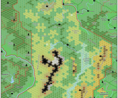 Imperial Territories, 8 miles per hex by Jose Ignacio Ramos Lomelin, March 2018 (version 2)