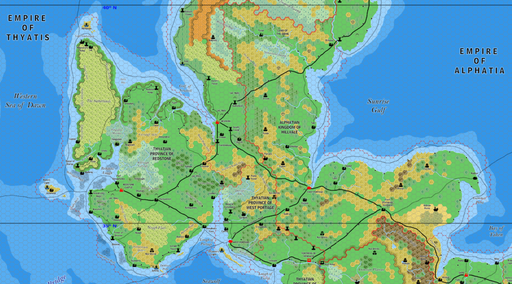 Central Isle of Dawn, 8 miles per hex by Jose Ignacio Ramos Lomelin, March 2018