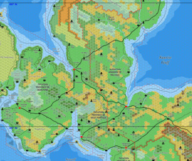 Central Isle of Dawn, 8 miles per hex by Jose Ignacio Ramos Lomelin, March 2018