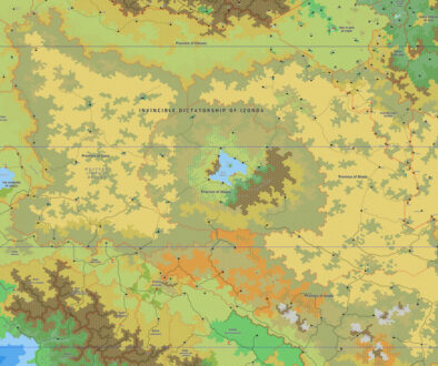 Izonda, 8 miles per hex by Jose Ignacio Ramos Lomelin, February 2018