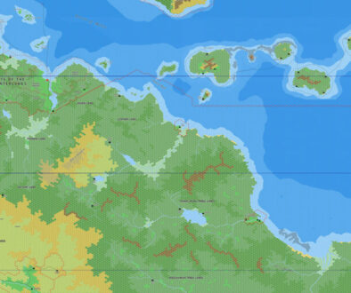The Jungle Coast, 8 miles per hex by Jose Ignacio Ramos Lomelin, May 2017