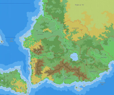 Western Minaea, 8 miles per hex by Jose Ignacio Ramos Lomelin, March 2018 (version 1)