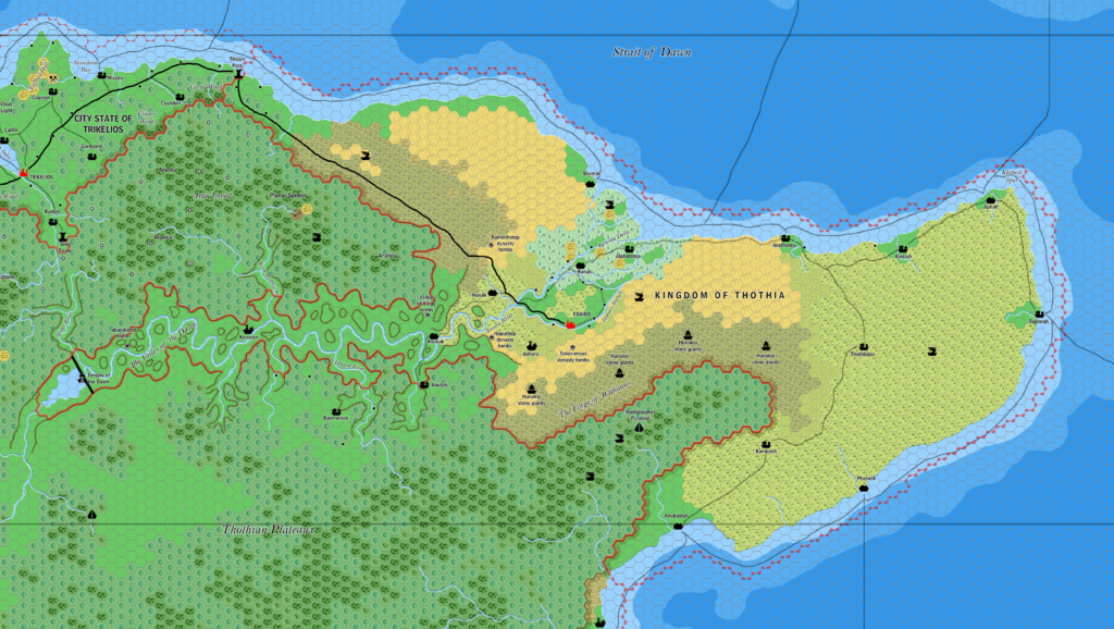 Thothia, 8 miles per hex by Jose Ignacio Ramos Lomelin, March 2018