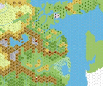 Moadreg 2300 BC, 24 miles per hex, by John Calvin, February 2009
