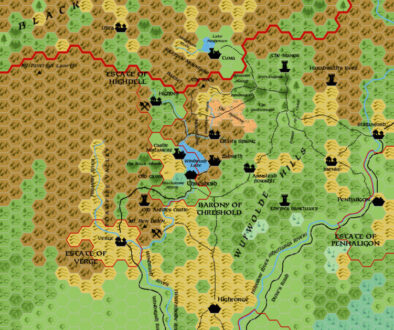 Threshold Area (PC Version), 2.7 miles per hex, by John Calvin, September 2008