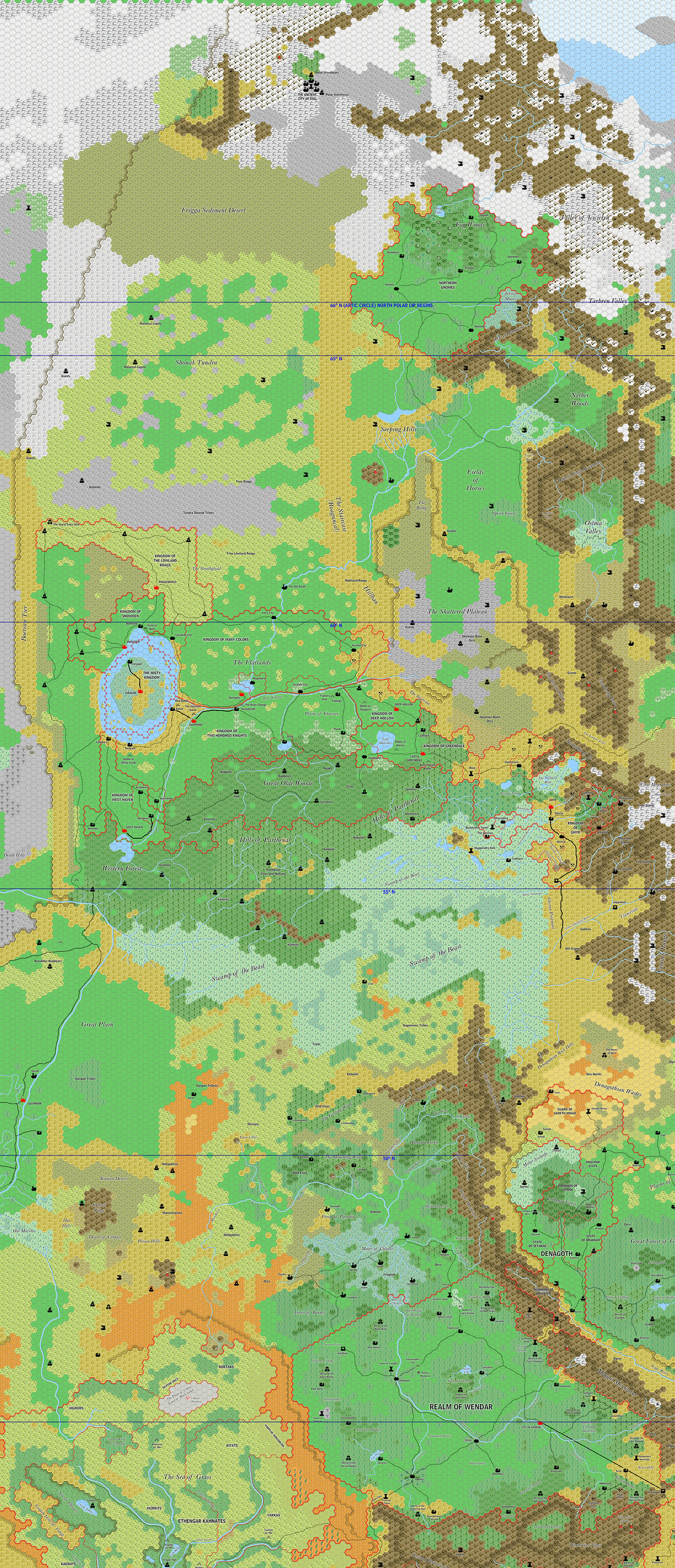 Brun East Central, 8 miles per hex by Jose Ignacio Ramos Lomelin, January 2019