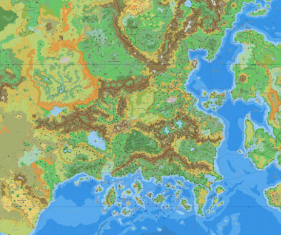 The Known World, 8 miles per hex by Jose Ignacio Ramos Lomelin, January 2019 (version 2)
