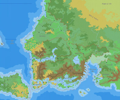 Western Minaea, 8 miles per hex by Jose Ignacio Ramos Lomelin, July 2019 (version 2)