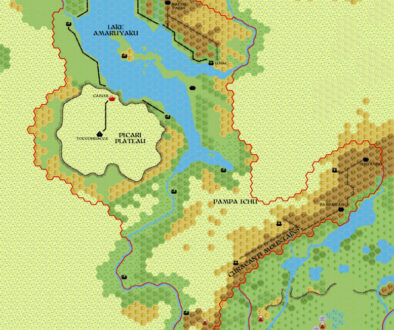 Intua 2300 BC, 8 miles per hex, by John Calvin, July 2010 (version 2)