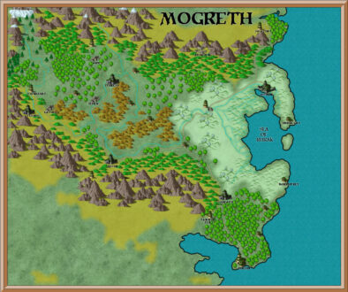 Mogreth 2300 BC, Campaign Cartographer 3 style, by John Calvin, August 2010