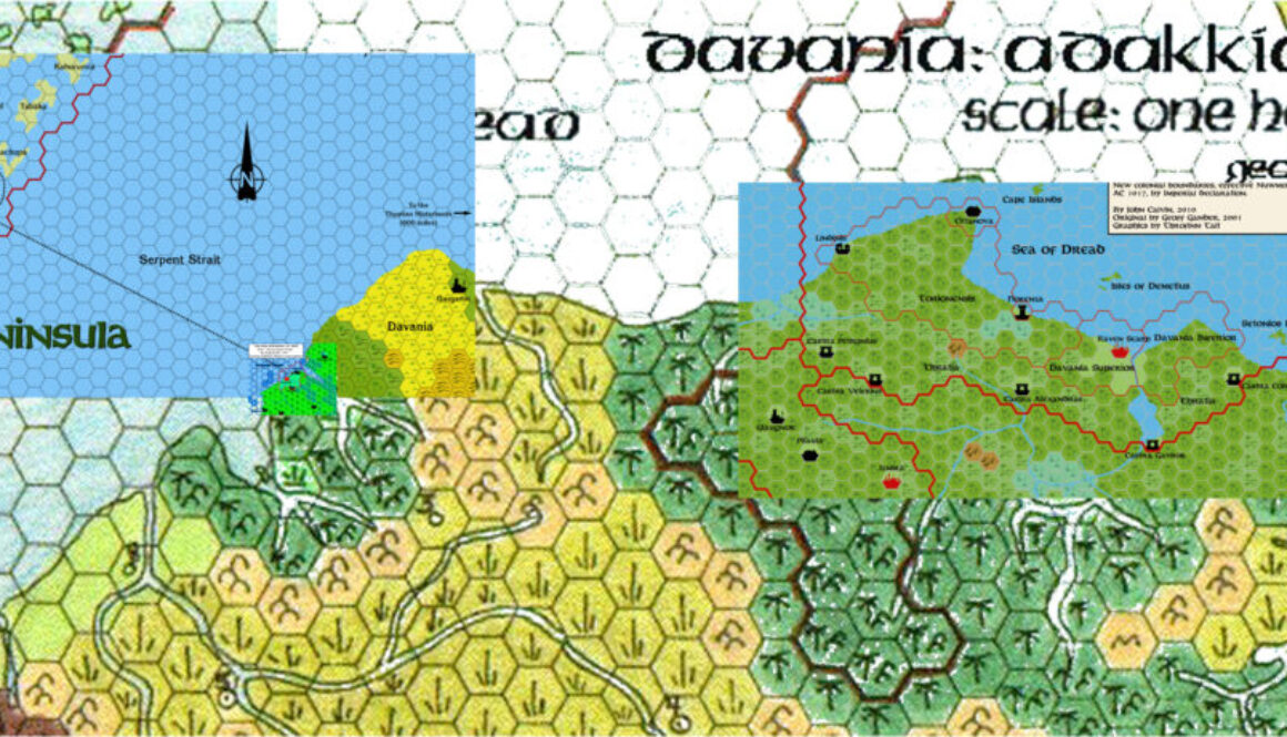 North Davania Compilation work-in-progress, by John Calvin, November 2010