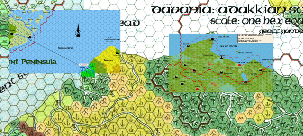 North Davania Compilation work-in-progress, by John Calvin, November 2010