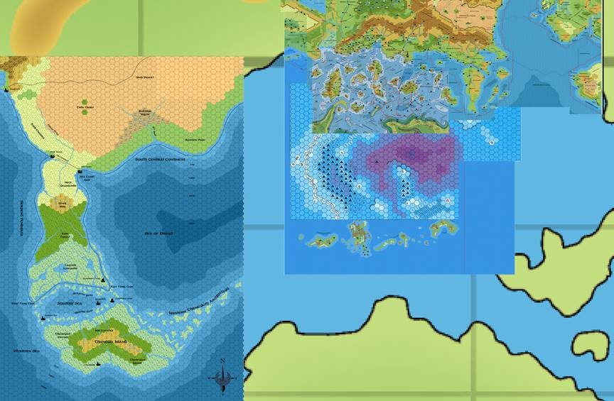 Sea of Dread Ocean Topography, by John Calvin, September 2009