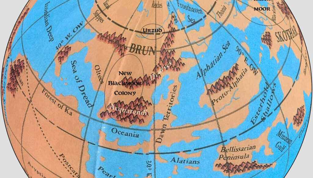 Precataclysmic Mystara Map A, by Emma Rome, January 2022