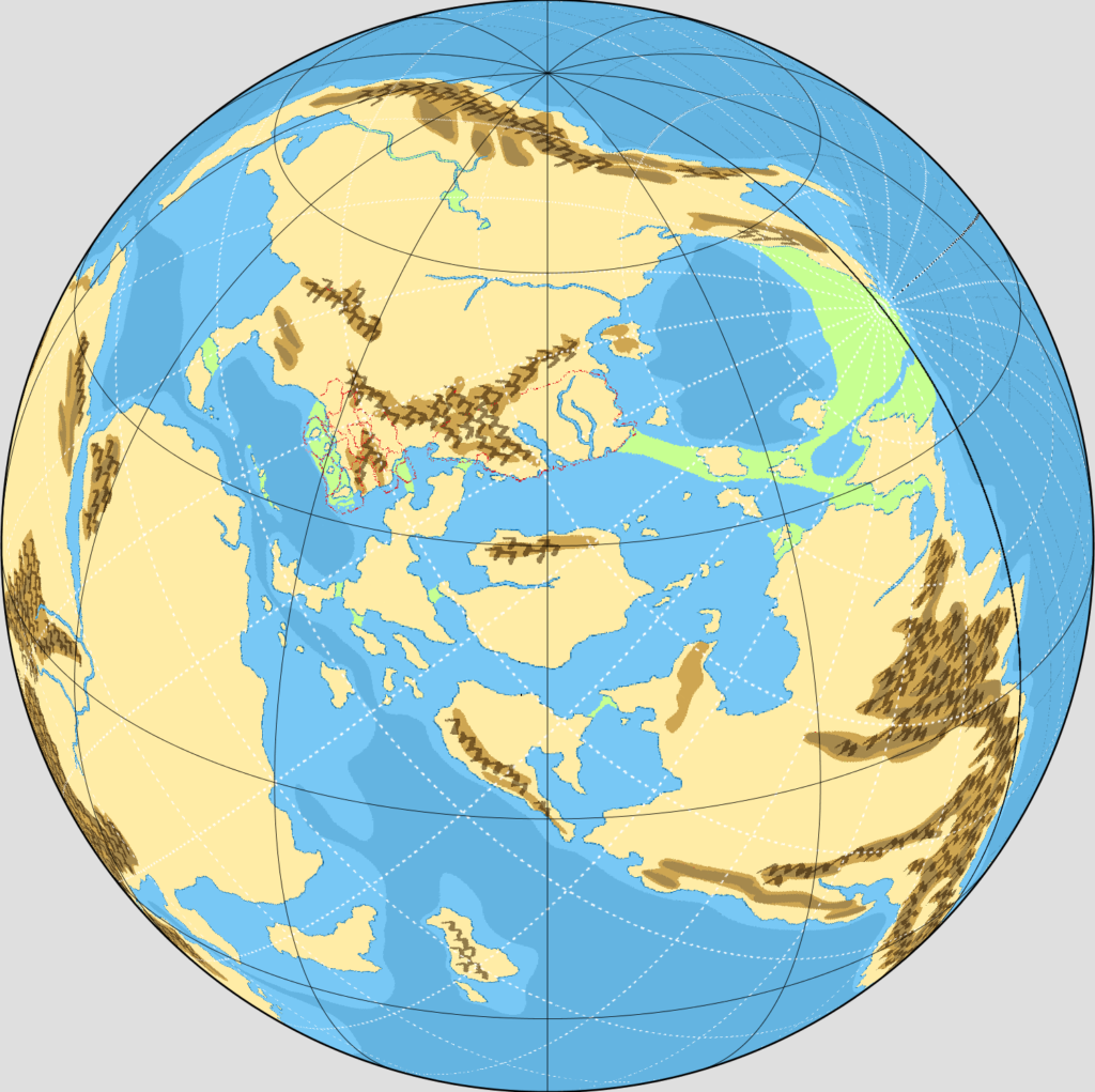Precataclysmic Mystara Map C, by Emma Rome, January 2022