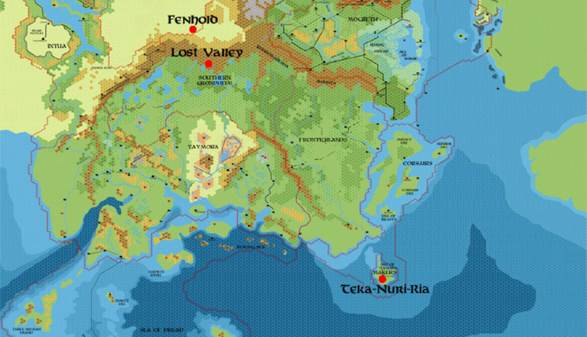 Blackmoor Sites 2300 BC, 8 miles per hex, by John Calvin, August 2012 (version 3)