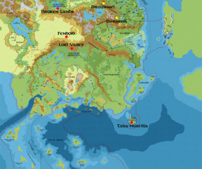 Blackmoor Sites 2300 BC, 8 miles per hex, by John Calvin, August 2012 (version 3)