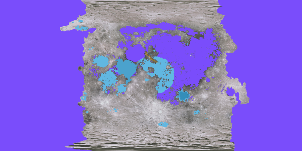 The Hollow Moon, 40 miles per hex, Layer 4 Oceans, by John Calvin, March 2012