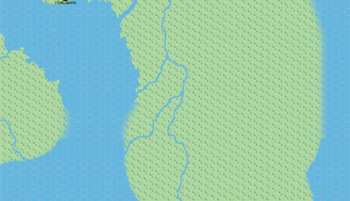 Isshum 2300 BC, 1 mile per hex, by John Calvin, October 2011