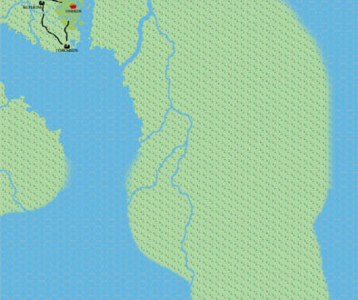 Isshum 2300 BC, 1 mile per hex, by John Calvin, October 2011