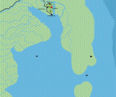 Isshum 2300 BC, 2 miles per hex, by John Calvin, October 2011