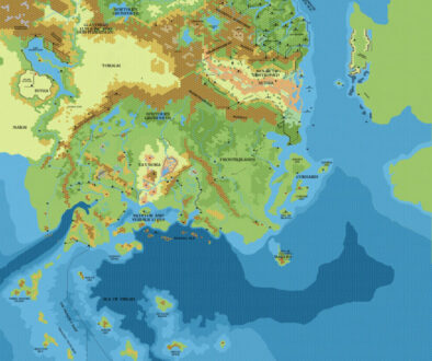 Known World 2000 BC, 8 miles per hex, by John Calvin, January 2012 (version 2)