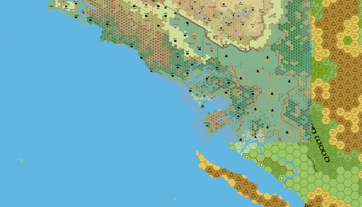 Pelatan, 24 miles per hex, by John Calvin, April 2011 (version 1)