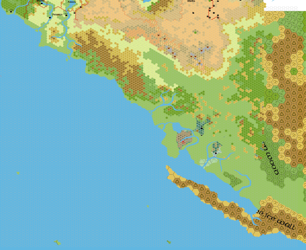 Pelatan, 24 miles per hex, by John Calvin, April 2011 (version 2)