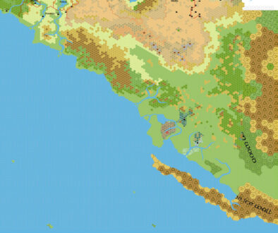 Pelatan, 24 miles per hex, by John Calvin, April 2011 (version 2)