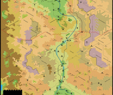 HWR2 The Nithian Empire, 8 miles per hex, by Emma Rome, November 2023