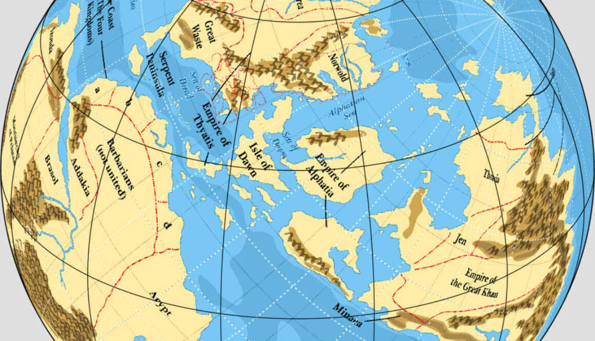 Precataclysmic Mystara Map B, by Emma Rome, January 2022