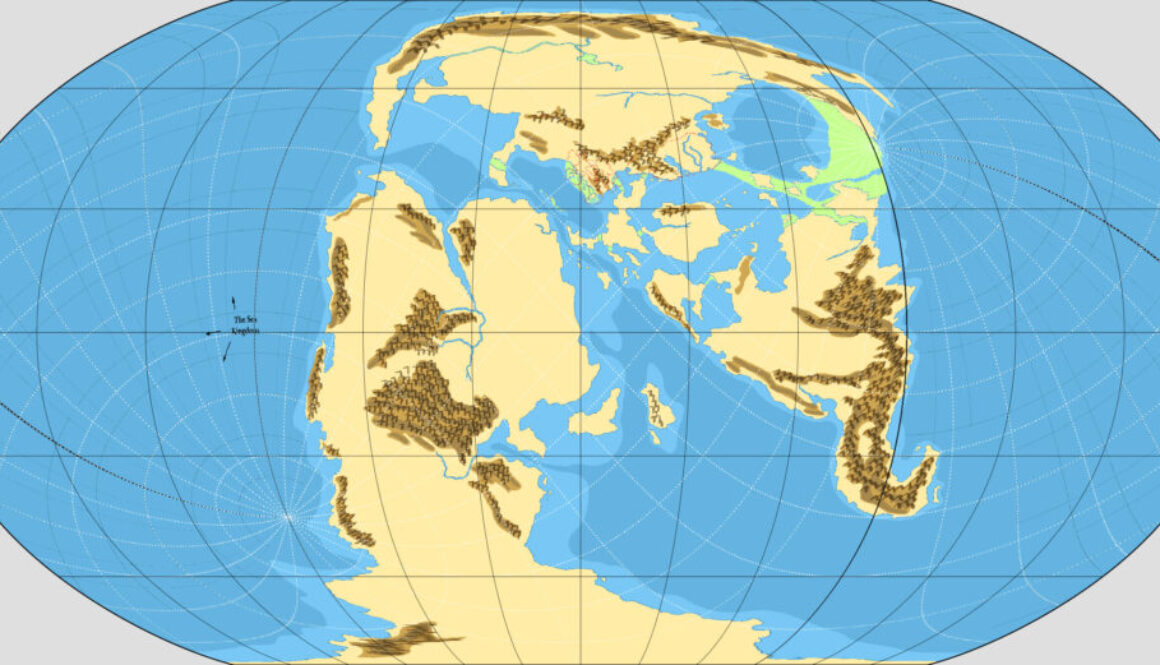 Precataclysmic Mystara Map E, by Emma Rome, January 2022