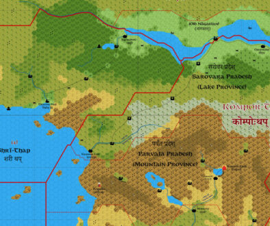 Northern Kompor-Thap, 8 miles per hex, by Emma Rome, October 2025