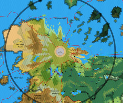 Patera North Pole, 8 miles per hex, by Emma Rome, November 2025 (version 1)