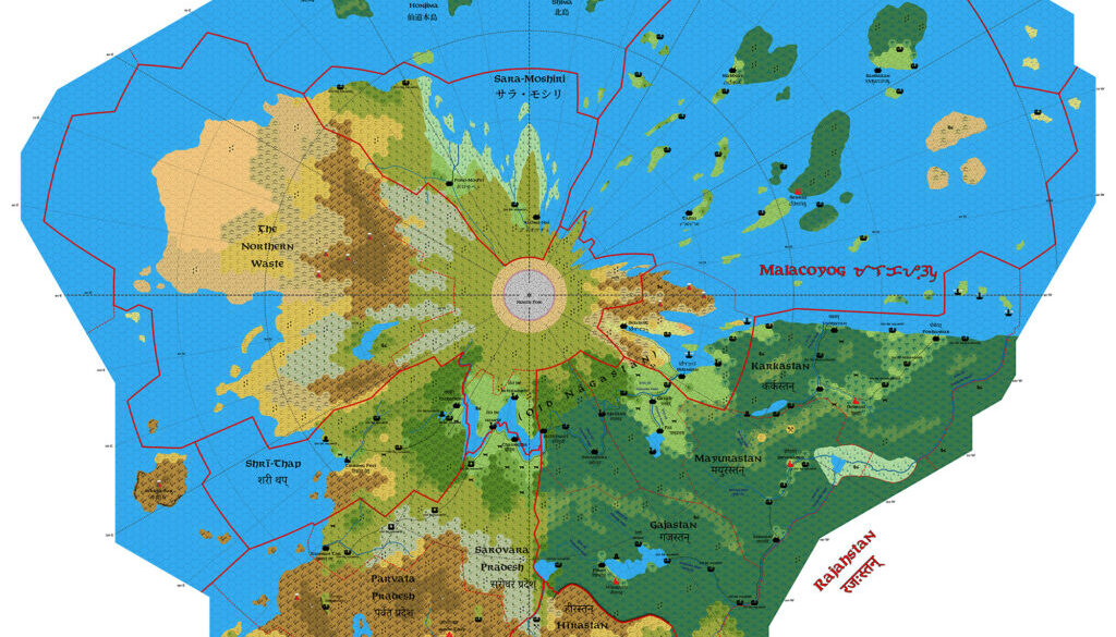 Patera North Pole, 8 miles per hex, by Emma Rome, June 2026 (version 2)