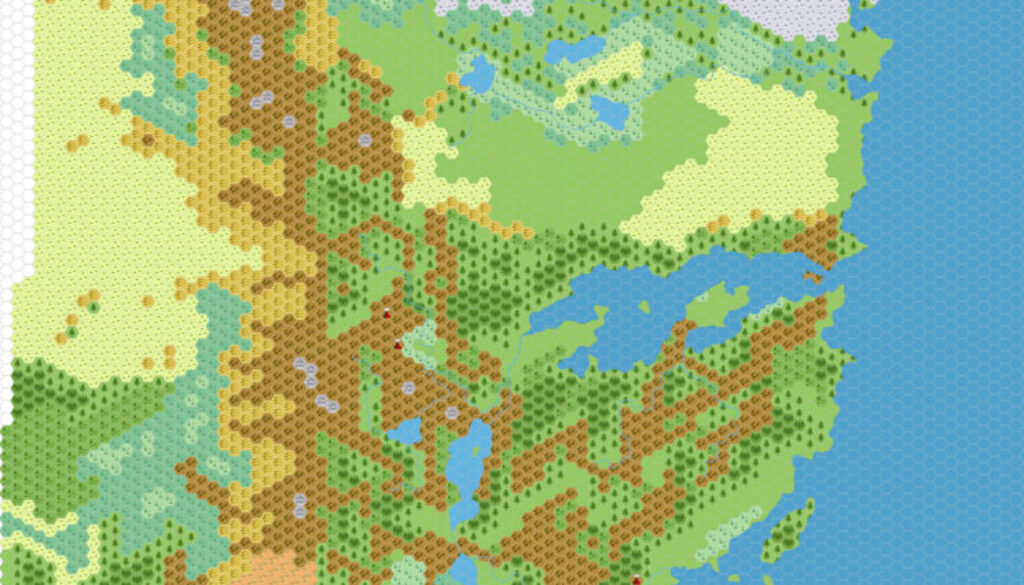 Norwold, 24 miles per hex, by Simone Neri, June 2006 (version 1.3)