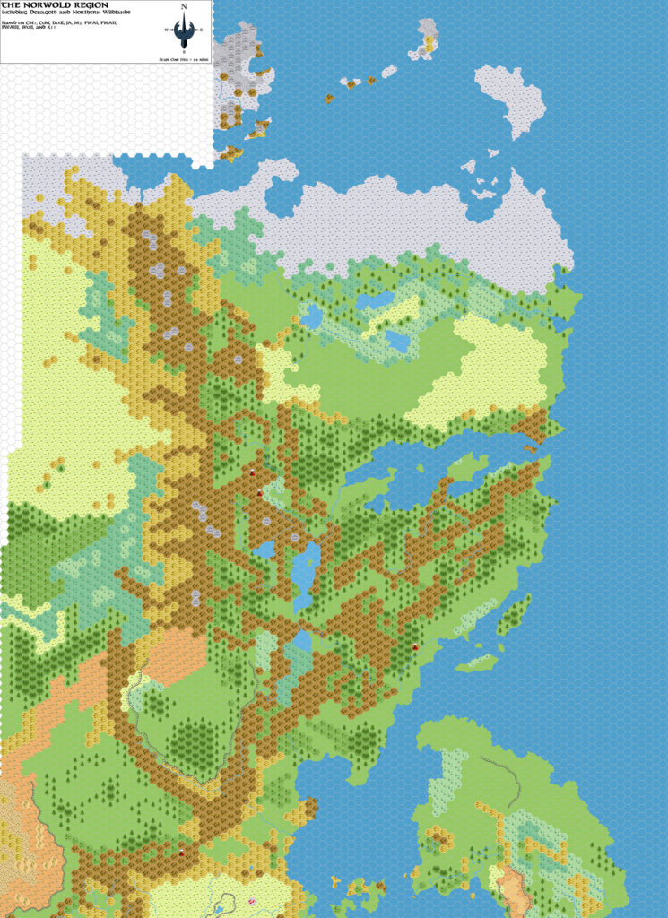 Norwold, 24 miles per hex, by Simone Neri, March 2006 (version 1.3)