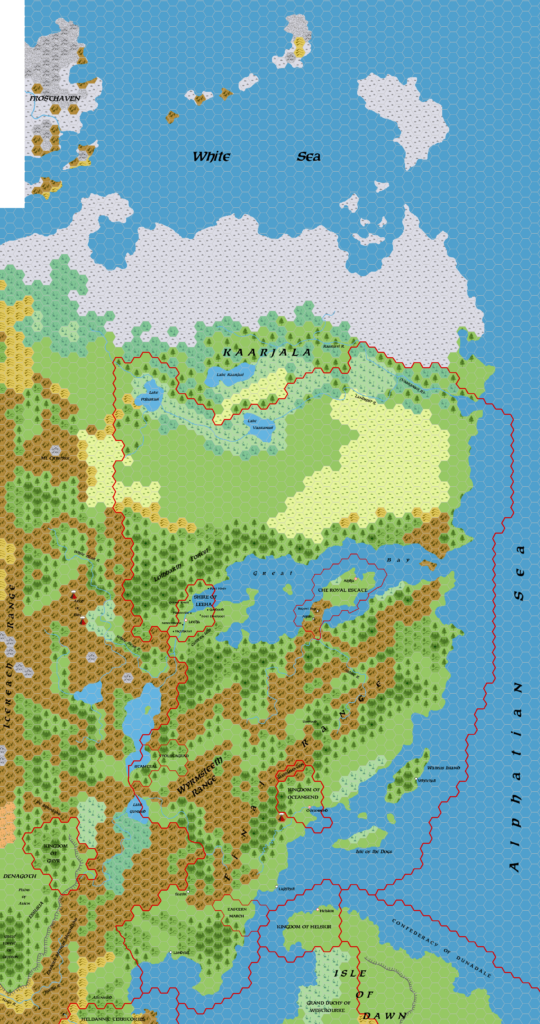 Norwold, 24 miles per hex, by Simone Neri, April 2006 (version 1.4)