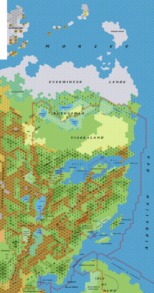 Norwold, 24 miles per hex, by Simone Neri, April 2006 (version 1.5)